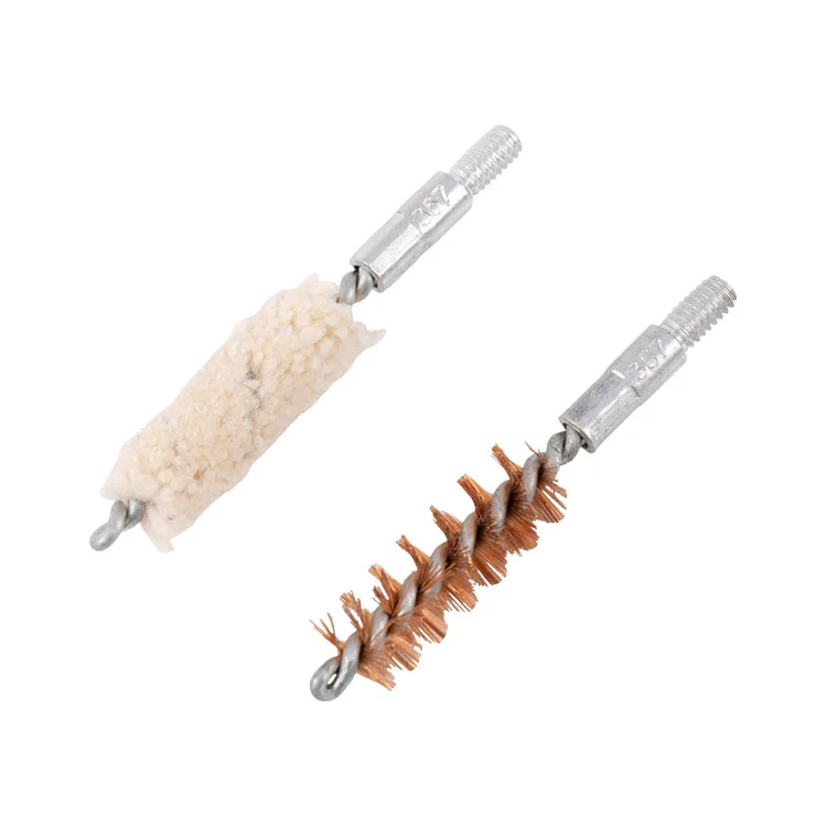 .357 caliber bore brush and mop set for 357 Magnum cleaning kit